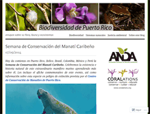 Tablet Screenshot of biodiversidadpr.com